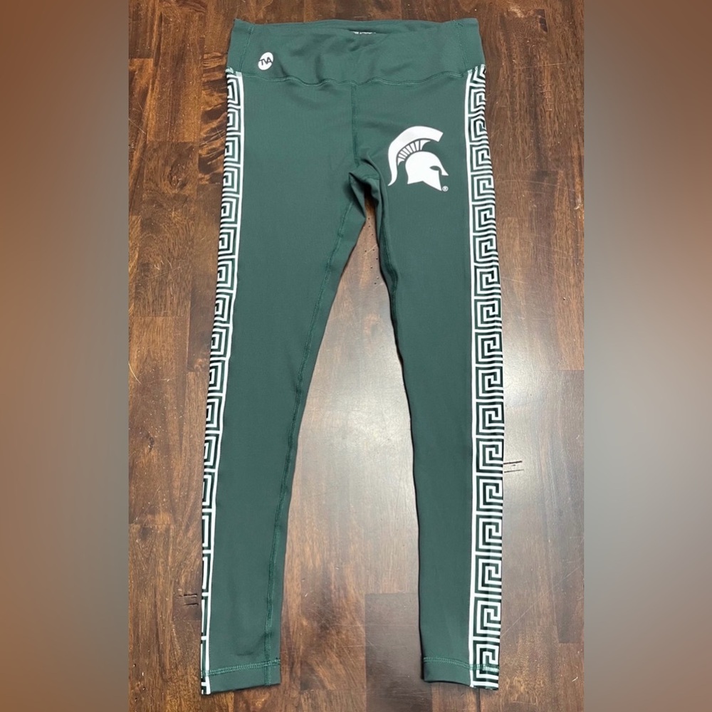 Michigan State Spartans Leggings by Twin Vision Activewear Women’s Size M